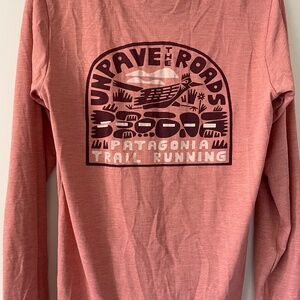 Patagonia capilene cool daily long sleeve salmon pink XS